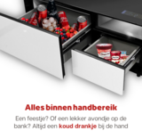 BestMatic Multimedia Audio Koeltafel - Bluetooth - Koelkastlade - Vrieslade - Verlichting