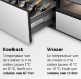 BestMatic Multimedia Audio Koeltafel - Bluetooth - Koelkastlade - Vrieslade - Verlichting