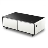 CASO Sound & Cool White Audio Koeltafel - Bluetooth - Koelkastlade - 135 liter