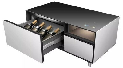 BestMatic Multimedia Audio Koeltafel - Bluetooth - Koelkastlade - Vrieslade - Verlichting