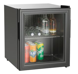 Bartscher 700183 compressor koelkast - met glazen deur (46 liter)